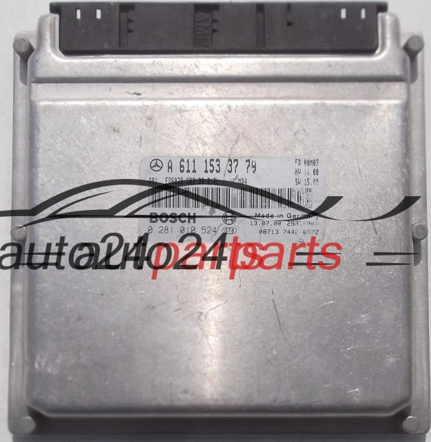 MOTORSTEUERGERÄT ECU STEUERGERAT MERCEDES SPRINTER 2.2 220 CDI BOSCH 0 281 010 524, 0281010524, A 611 153 37 79, A6111533779, CR2.39