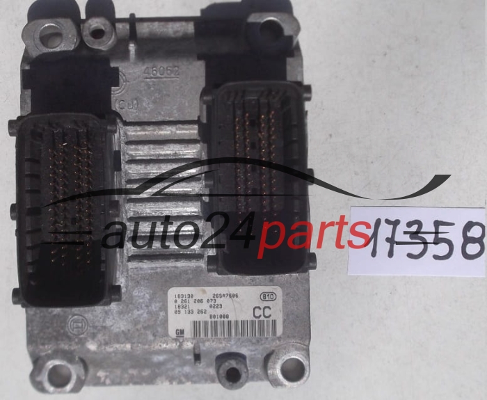 KOMPUTER STEROWNIK SILNIKA OPEL ASTRA G 1.2 Z12XE BOSCH 0 261 206 073, 0261206073, GM 09 133 262 CC, 09133262