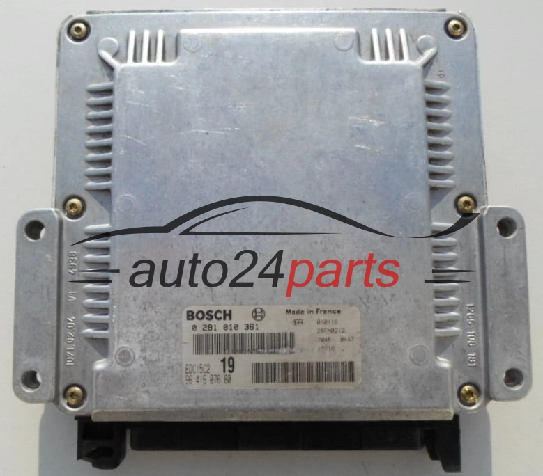 CALCULATEUR MOTEUR PEUGEOT 406 2.0 HDI BOSCH 0 281 010 361, 96 416 076 80