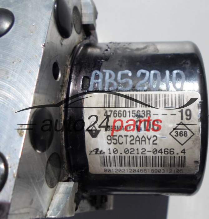 POMPE HYDRAULIQUE ET CALCULATEUR d'ABS RENAULT MEGANE 95CT2AAY2, 28.5610-5640.3