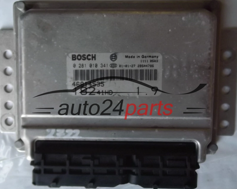 KOMPUTER STEROWNIK SILNIKA FIAT BRAVA BRAVO 1.9 JTD 46814535 18241HD BOSCH 0281010341, 0 281 010 341, 28SA4786