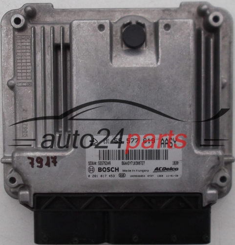 MOTORSTEUERGERÄT ECU STEUERGERÄT OPEL INSIGNIA 2.0 CDTI BOSCH 0 281 017 453