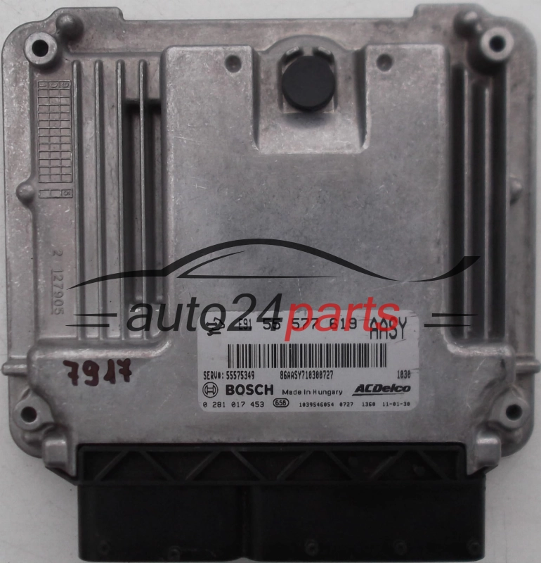 MOTORSTEUERGERÄT ECU STEUERGERÄT OPEL INSIGNIA 2.0 CDTI BOSCH 0 281 017 453