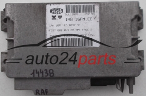 KOMPUTER STEROWNIK SILNIKA FIAT SEICENTO 600 0.9, MAGNETI MARELLI IAW 16FM.EC, IAW16FMEC, 46555914, 61602.095.03 E, 6160209503