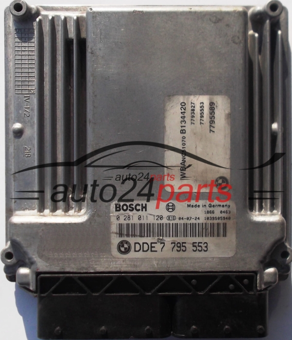 MOTORSTEUERGERÄT ECU STEUERGERAT BMW E60 530 BOSCH 0281011120