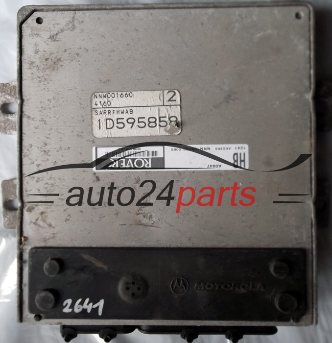  KOMPUTER STEROWNIK SILNIKA ROVER 25 45 MG ZR 1.4 NNN100752 A0047 HB 1241