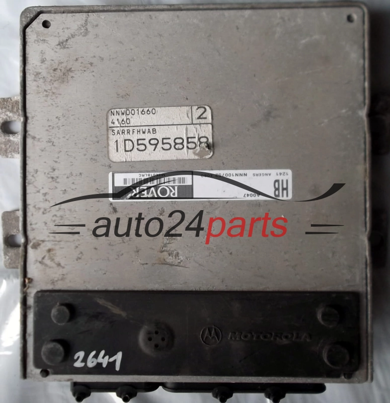  KOMPUTER STEROWNIK SILNIKA ROVER 25 45 MG ZR 1.4 NNN100752 A0047 HB 1241