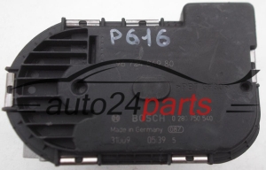 PRZEPUSTNICA POWIETRZA CITROEN PEUGEOT BOSCH 0 280 750 540, 0280750540, 96 724 869 80, 9672486980