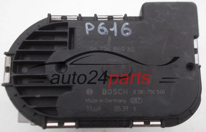 PRZEPUSTNICA POWIETRZA CITROEN PEUGEOT BOSCH 0 280 750 540, 0280750540, 96 724 869 80, 9672486980