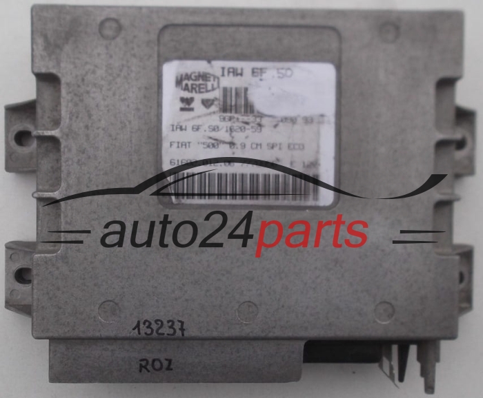MOTORSTEUERGERÄT ECU STEUERGERAT FIAT CINQUECENTO, 500 0.9, MAGNETI MARELLI IAW 6F.S0, IAW6FS0, 61602.012.06, 6160201206, 7778856