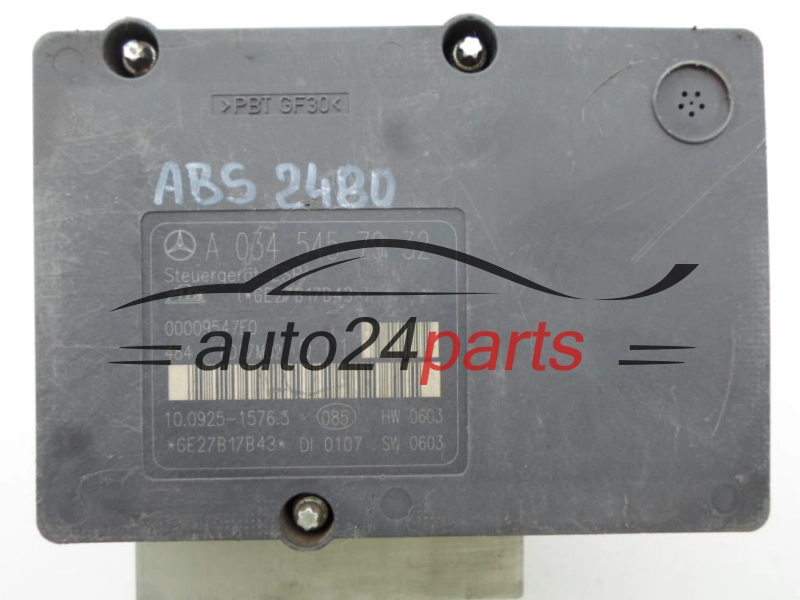MERCEDES CLK W209 A 005 431 43 12Q01, A0054314312Q01, A0054314312, ATE 10.0204-0504.4, 10020405044, A 034 545 79 32, A0345457932, 10.0925-1576.3, 10092515763