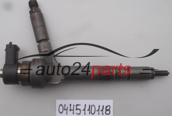 WTRYSK WTRYSKIWACZ PALIWA DIESEL 1.7 CDTI Z17DTL BOSCH 0445110118 OPEL ASTRA 97363811, 98433635, 93169125, 5821094, 5821534 