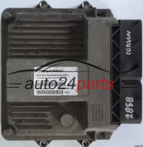 MOTORSTEUERGERÄT ECU STEUERGERÄT FIAT GRANDE PUNTO 1.3 JTD MAGNETI MARELLI MJD 6F3.P6, MJD6F3P6, FPT 51806501, 71600.088.00 7160008800