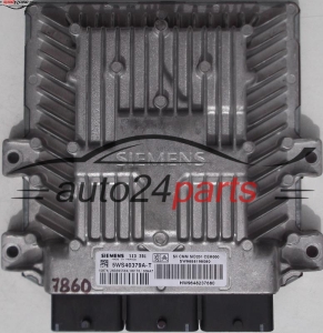 CENTRALITA DE MOTOR CITROEN C6, PEUGEOT 407/607 2.7 HDI, 5WS40379A-T, 5WS40379AT, SW9658198080, HW9648237680