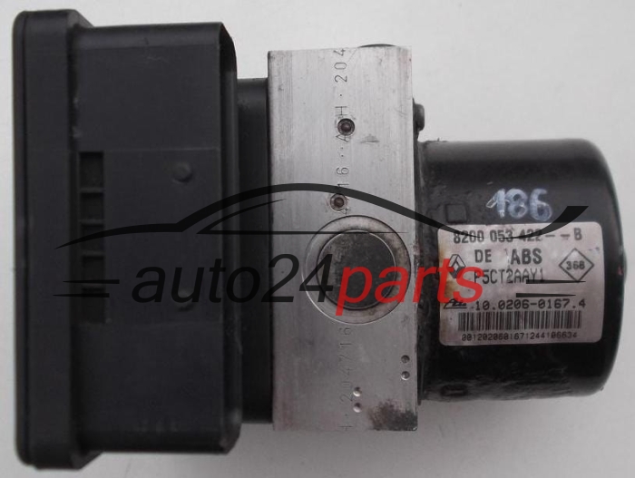 BOMBA HIDRAULICA Y CENTRALITA ABS RENAULT LAGUNA 8200 053 422 B, 8200053422B, P5CT2AAY1, ATE 10.0206-0167.4, 10020601674, ATE 10.0960-1431.3, 10096014313 