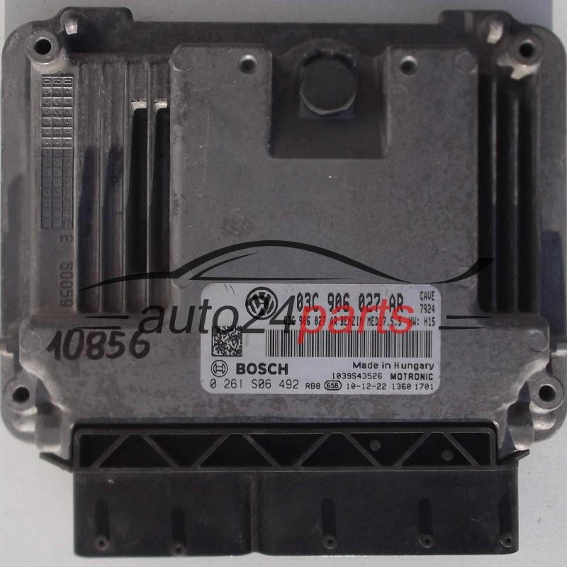 KOMPUTER STEROWNIK SILNIKA VW VOLKSWAGEN 0261S06492 03C906027AR