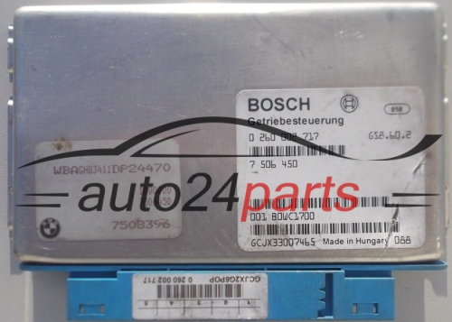 ECU CAJA DE CAMBIOS AUTOMATICA BMW X5 BOSCH 0 260 002 717,  7 506 450