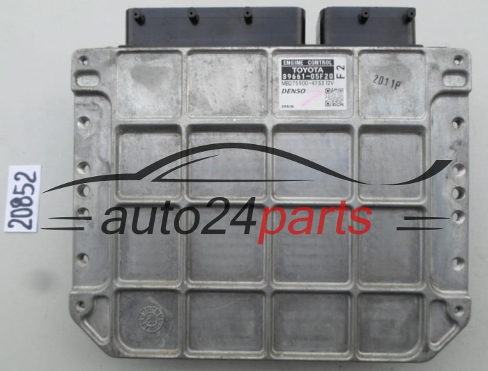 CALCULATEUR MOTEUR TOYOTA AVENSIS 2.0 D4D 89661-05F20, 8966105F20, MB275900-4733, MB2759004733