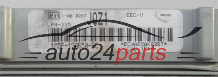 KOMPUTER STEROWNIK SILNIKA FORD FOCUS 1.6 VISTEON 1M5F-12A650-BC,1M5F12A650BC, JQZ1, LP4-335