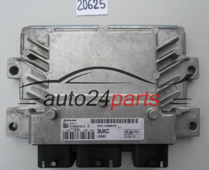 MOTORSTEUERGERÄT ECU STEUERGERAT FORD FIESTA 1.6 TDCI AV21-12A650-EC, AV2112A650EC, S180047013C
