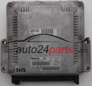 MOTORSTEUERGERÄT ECU STEUERGERAT PEUGEOT 607 2.2 HDI BOSCH 0 281 010 567, 0281010567, 28FM0000, 96 411 881 80, 9641188180, EDCI5C2 63