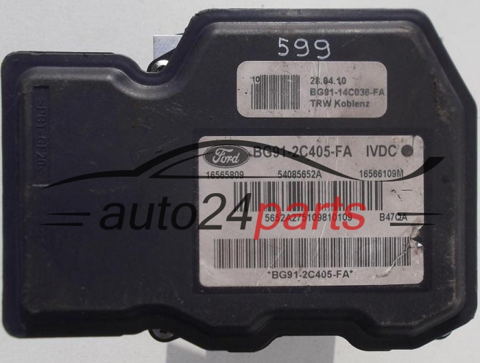 Pompa abs i sterownik FORD MONDEO S-MAX BG912C405FA 16565809 BG9114C036FA
