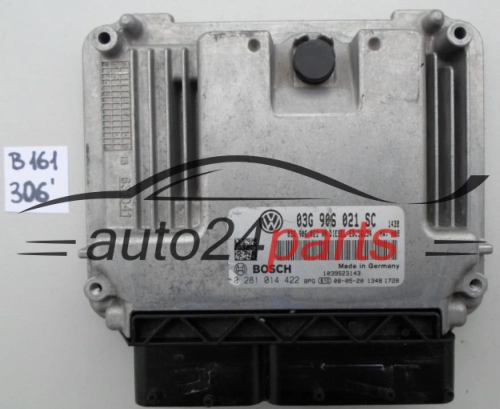KOMPUTER STEROWNIK SILNIKA SEAT LEON 1.9 TDI BOSCH 0 281 014 422,  03G 906 021 SC