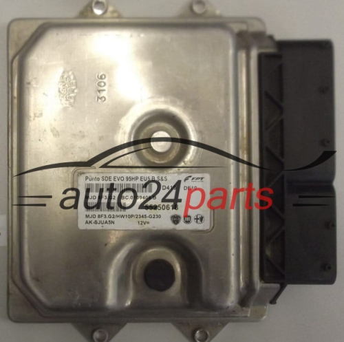 MOTORSTEUERGERÄT ECU STEUERGERÄT FIAT PUNTO 1.3 JTDM MAGNETI MARELLI MJD 8F3.G2,  FPT 55250618