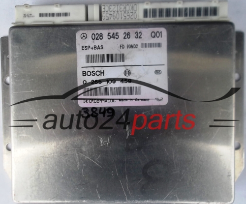 CALCULATEUR ABS ESP+BAS MERCEDES W168 A0285452632, 0285452632, A 028 545 26 32 BOSCH 0265109459, 0 265 109 459