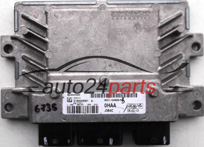 FORD FIESTA 1.6 8V21-12A650-HB 8V2112A650HB, 12A650HB, S180049001 A, S180049001A, 0HAA, J38AC.jpg