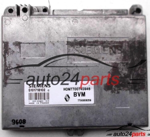 MOTORSTEUERGERÄT ECU STEUERGERAT RENAULT CLIO 1.4, SIEMENS S101718102 C, S101718102C, HOM7700749946, 7700858259