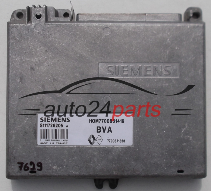 KOMPUTER STEROWNIK SILNIKA RENAULT SIEMENS S111726205 A,  HOM 7700861419