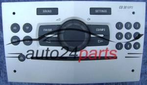 RADIO CD30MP3 2008- OPEL ASTRA AGILA CORSA MERIVA VECTRA ZAFIRA