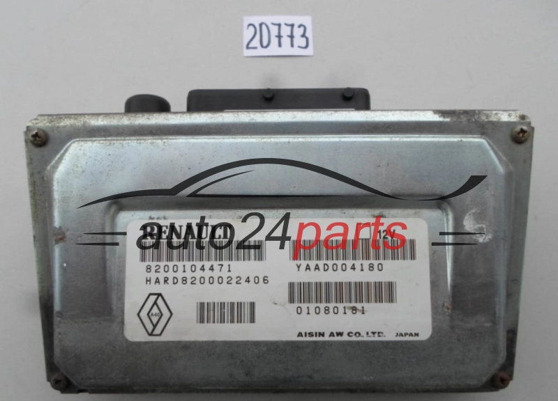 STEROWNIK SKRZYNI AUTOMATYCZNEJ RENAULT LAGUNA 3.0 V6 AISIN 8200104471, HARD8200022406, 8200022406 