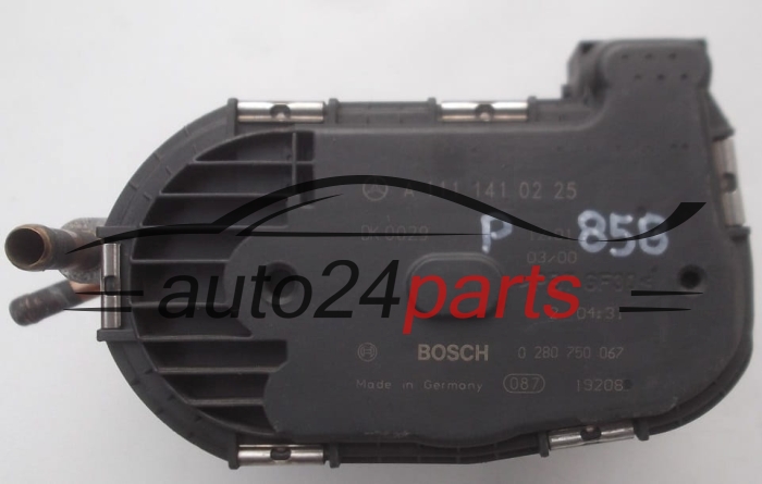 DROSSELKLAPPE MERCEDES W203 BOSCH 0 280 750 067, 0280750067, A 111 141 02 25, A1111410225 