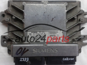 KOMPUTER STEROWNIK SILNIKA RENAULT CLIO 1.6 SIEMENS EMS 3134 S118301122B, S118301122 B, 118301122, 8200326741, 8200326375