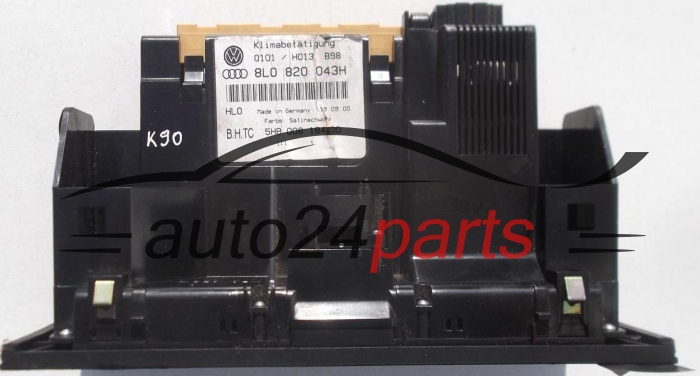 PANEL OGRZEWANIA STEROWNIK NAWIEWU REGULATOR KLIMATRONIK VOLKSWAGEN AUDI A3 8L0 820 043 H / 8L0820043H / 5HB 008 184-00 / 5HB00818400