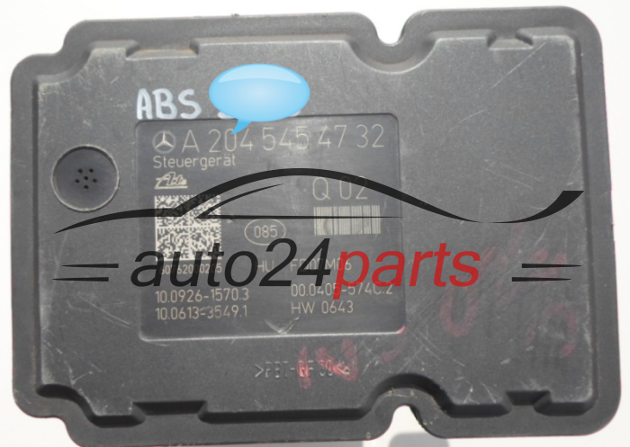 ABS POMPA MERCEDES C-CLASS A 006 431 26 12, A0064312612, 10.0212-0098.4, 10021200984, A2045454732 