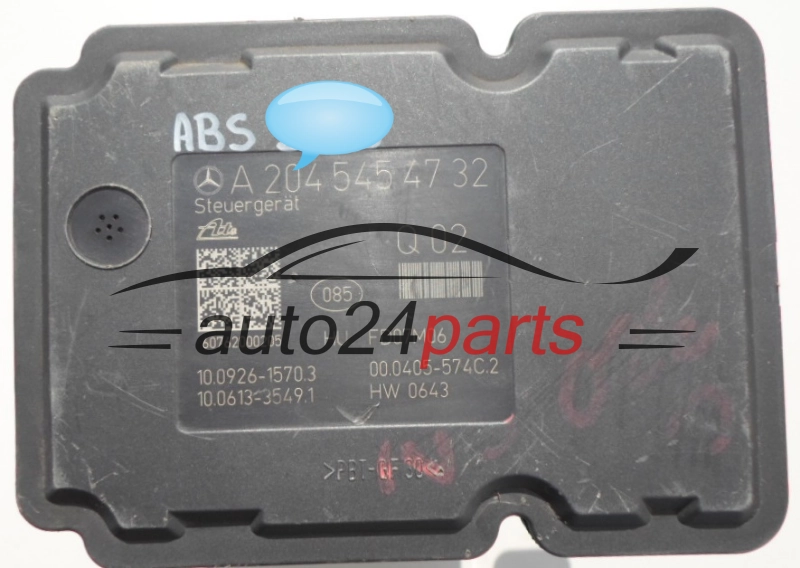ABS POMPA MERCEDES C-CLASS A 006 431 26 12, A0064312612, 10.0212-0098.4, 10021200984, A2045454732 