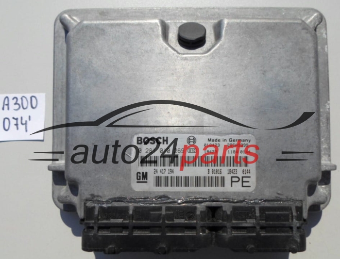 KOMPUTER STEROWNIK SILNIKA OPEL VECTRA 2.0 DTI BOSCH 0 281 010 269, GM 24 417 194 PE