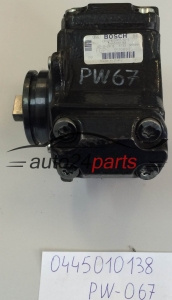 POMPA PALIWA DIESEL WTRYSKOWA WYSOKIEGO CISNIENIA 1.3 CDTI Y13DT Z13DT Z13DTJ OPEL AGILA CORSA COMBO MERIVA BOSCH 0445010138, 55201803, 819158 -PW066, PW067, PW227