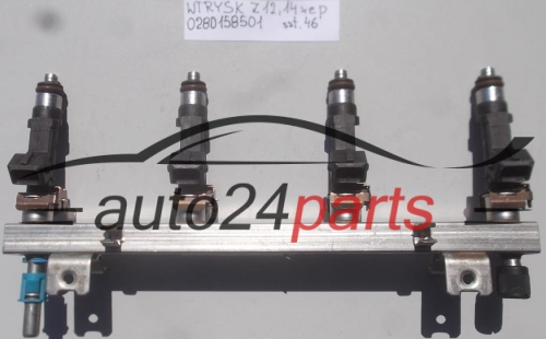 WTRYSK WTRYSKIWACZ PALIWA BENZYNA OPEL ASTRA CORSA TIGRA MERIVA Z12,14XEP BOSCH 0 280 158 501