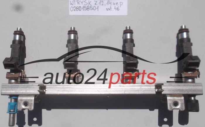 WTRYSK WTRYSKIWACZ PALIWA BENZYNA OPEL ASTRA CORSA TIGRA MERIVA Z12,14XEP BOSCH 0 280 158 501