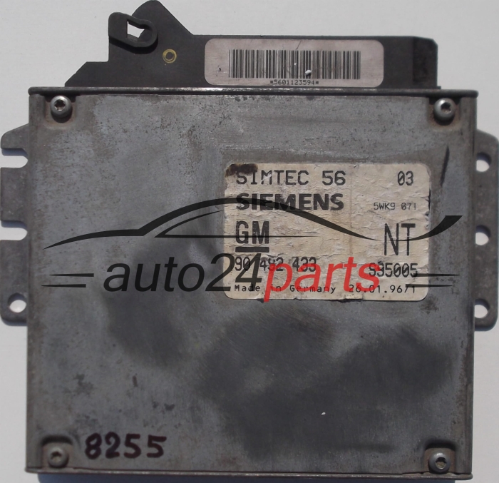 ECU CENTRALITA DE MOTOR OPEL OMEGA SIEMENS 5WK9 071, 5WK9071, GM 90 492 433 NT, 90492433NT
