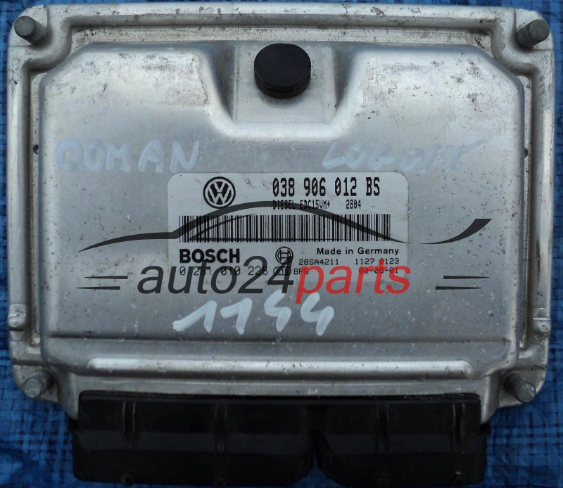 KOMPUTER STEROWNIK SILNIKA SEAT LEON TOLEDO 1.9 TDI AGR  038906012BS, BOSCH 0281010228, 28SA4211