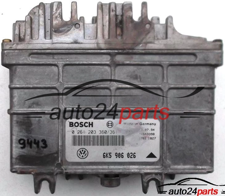 ECU CENTRALITA DE MOTOR SEAT IBIZA 1.4, BOSCH 0261203360/361, 6K5906026