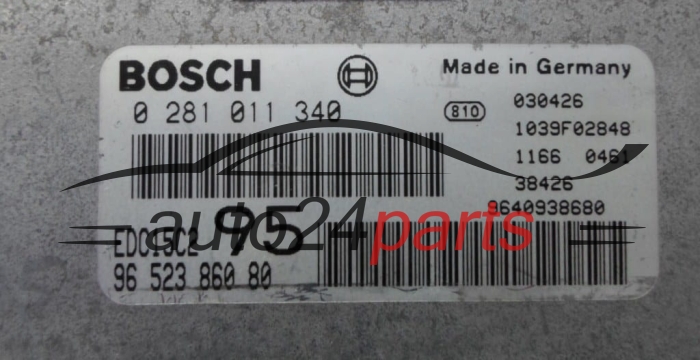KOMPUTER STEROWNIK SILNIKA CITROEN C5 2.0 HDI  96 523 860 80