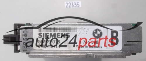 KOMPUTER STEROWNIK SILNIKA BMW 320I, SIEMENS 5WK9 018, 5WK9018, 1 774 598, 1744598