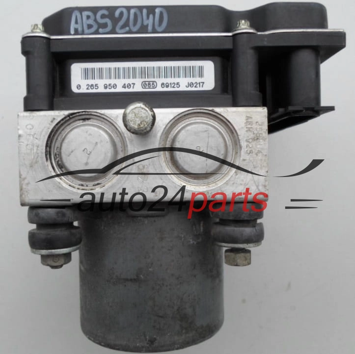 ABS POMPA FIAT SCUDO BOSCH 0 265 234 212, 0265234212, 9649988180, 0265950407