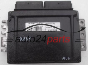 ECU CENTRALITA DE MOTOR RENAULT SCENIC SIEMENS S110030030 B, S110030030B, 8200035702, 7700110471